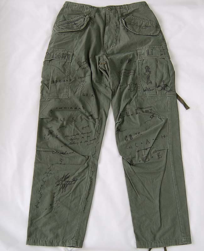 SHANANAMILシャナナミル 【SHANANA MIL シャナナミル】M-65 6POCKET CARGO PANTS GEAFFIITI