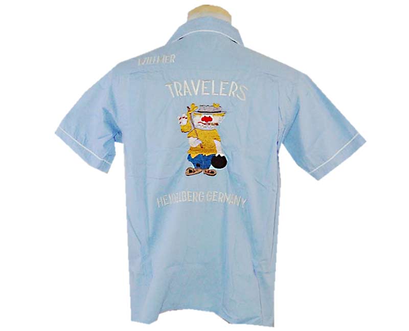 DUBBLEWORKSダブルワークスCOTTONBOWLINGSHIRT[TRAVELERS]