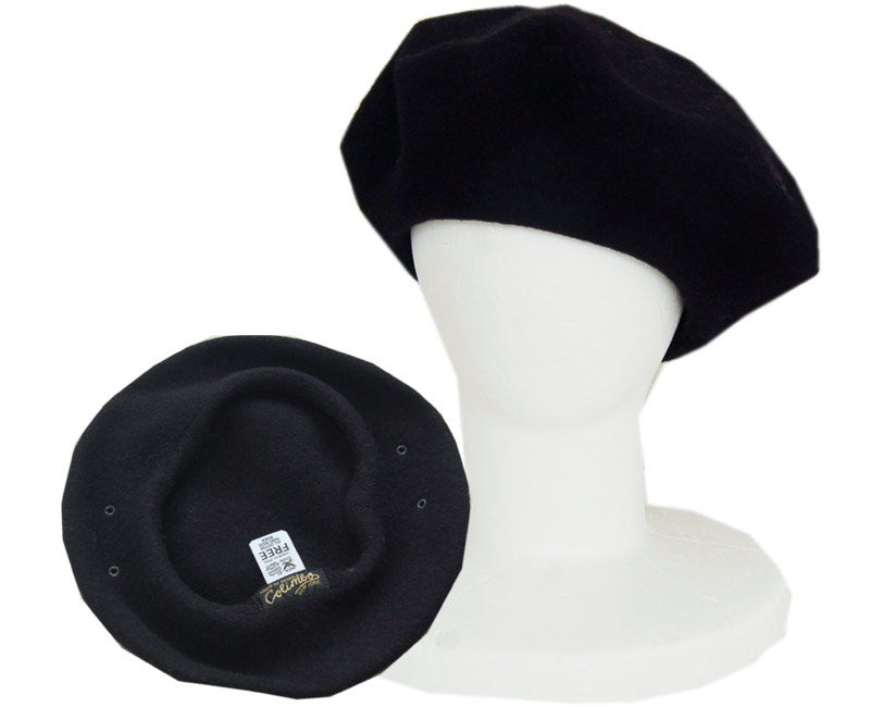 COLIMBOコリンボ 帽子 0614 HIGHLANDS WOOL BERET (ランプブラック) アメカジ通販TAKE OFF