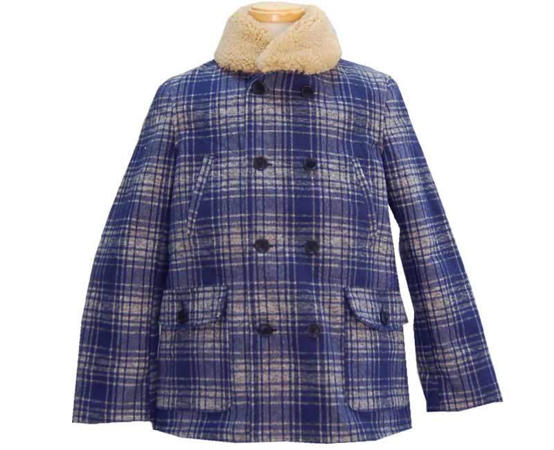 HELLER'SCAFEヘラーズカフェ【HELLER'SCAFE】1930'sGray-NavyCottonCheckWesternRanchJacket【smtb-k】【kb】