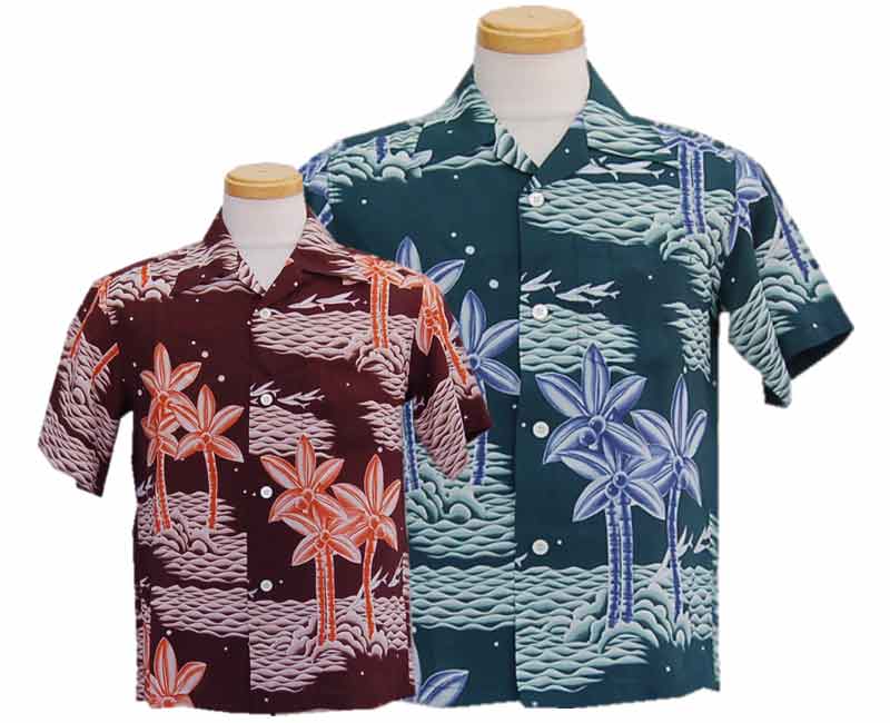 2014SunSurfサンサーフS/SHAWAIIANSHIRT"MOONLIGHTPALMS"【smtb-k】【kb】