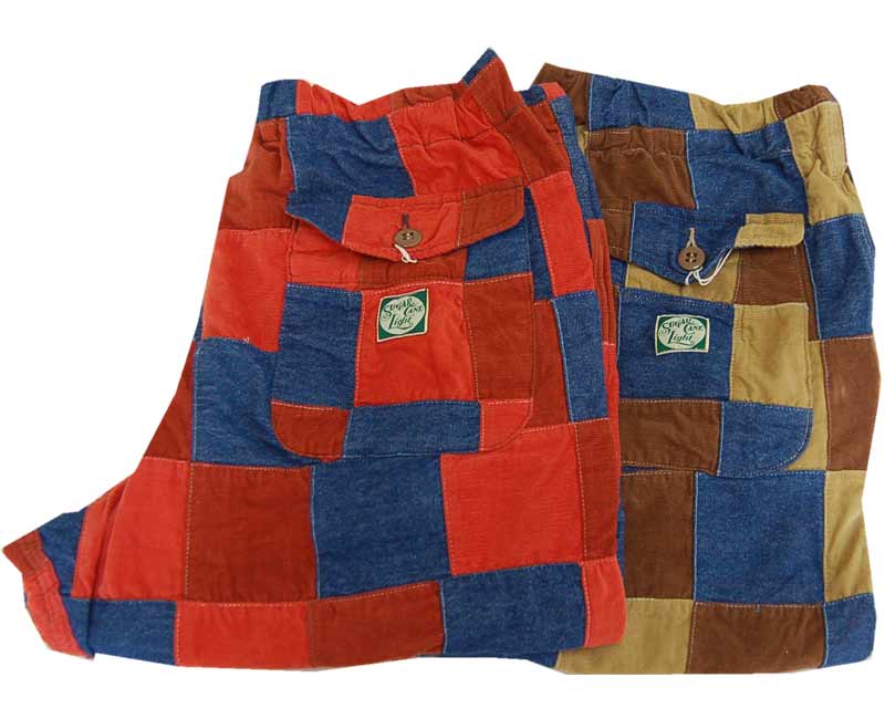 SUGARCANEジーンズCORDUROY&DENIMPATCHWORKEASYSHORTS【smtb-k】【kb】